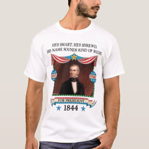 T-shirt Campagne de James K. Polk 1844 (la chemise légère