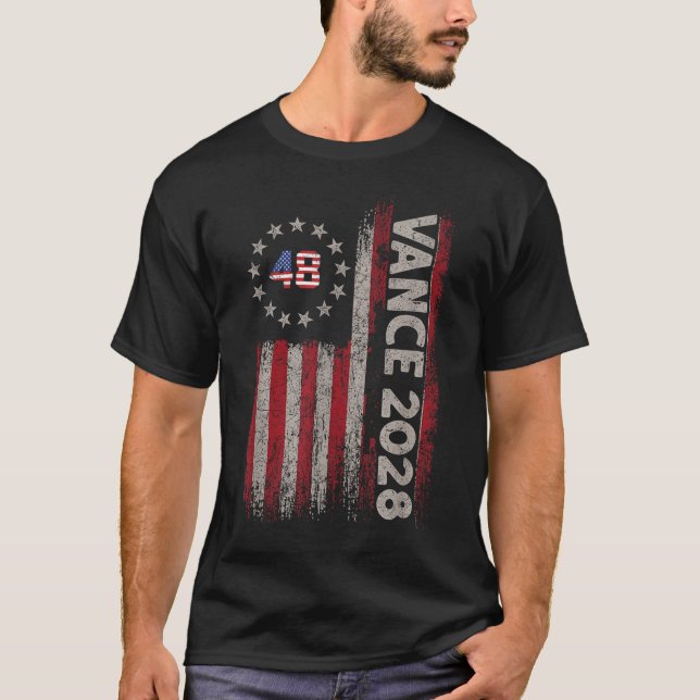 T-shirt Campagne électorale de Vance 2028 JD Vance Préside (Devant)