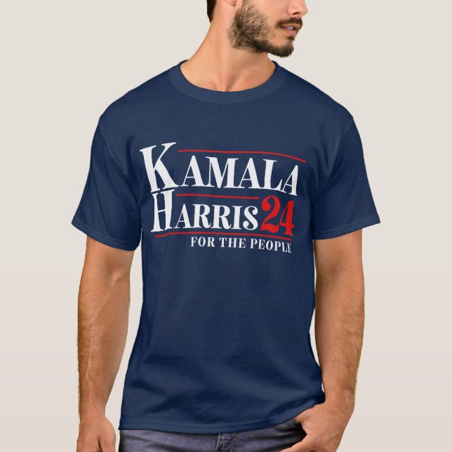 T-shirt Campagne Kamala Harris 2024 (Devant)