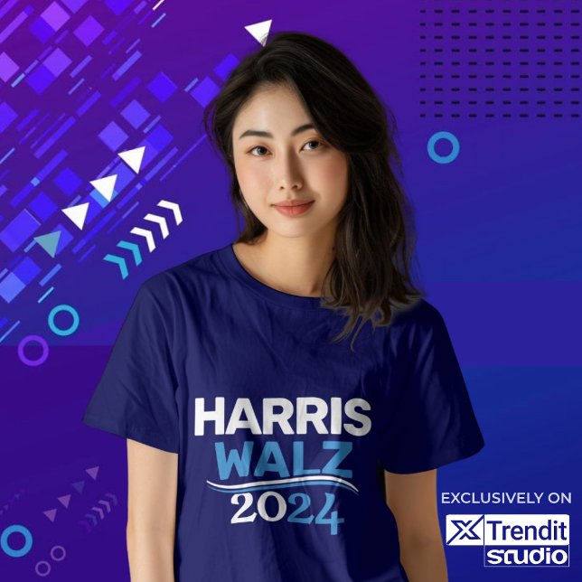 T-shirt Campagne Kamala Harris Tim Walz 2024 Président (KAMALA HARRIS TIM WALZ  THE COACH 2024)