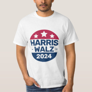 T-shirt Campagne Kamala Harris Tim Walz 2024 Président