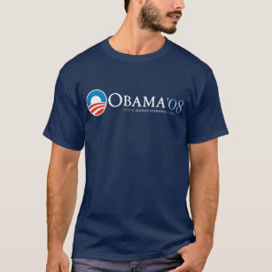 T-shirt Campagne Obama 08' Vintage Obama 2008
