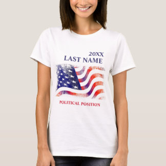 T-shirt Campagne politique du drapeau américain