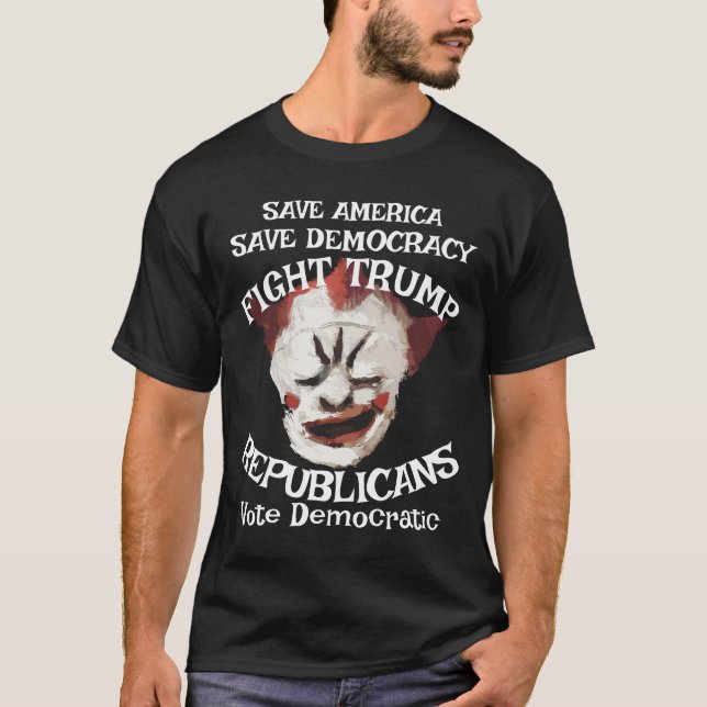 T-shirt Campagne politique républicaine Trump DHS FBI CBP  (Devant)