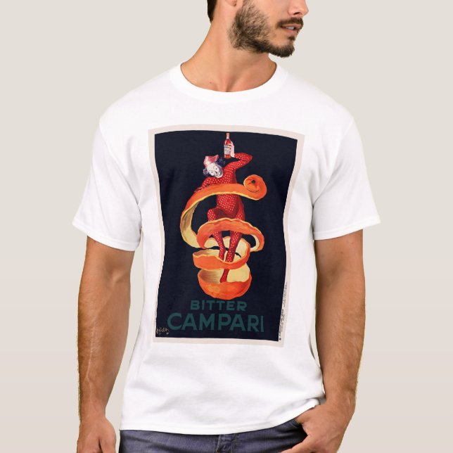 T-shirt Campari amer par Cappiello (Devant)