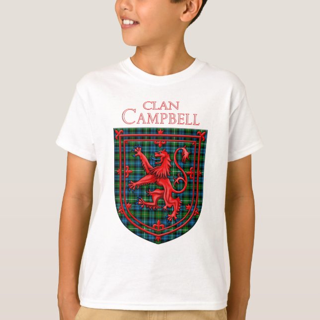 T-shirt Campbell de Argyll Tartan Scottish Plaid (Devant)