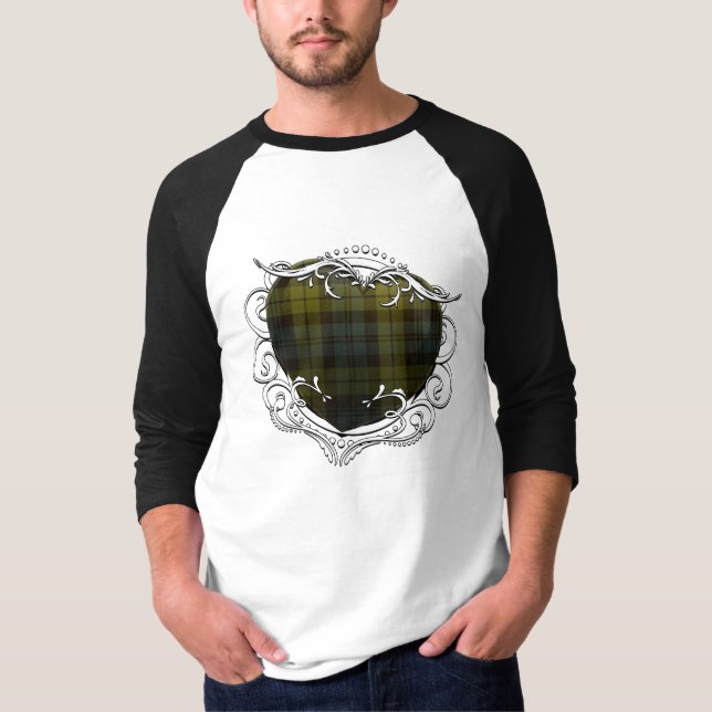 T-shirt Campbell Tartan Heart (Devant)