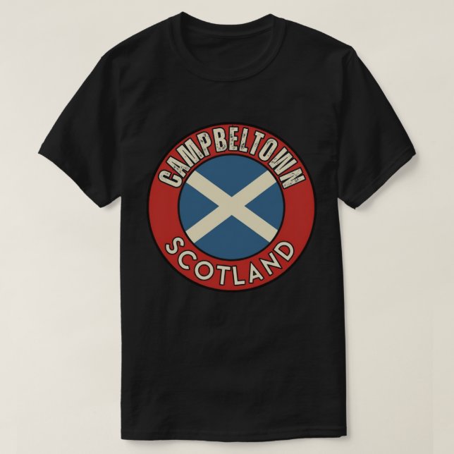 T-shirt Campbeltown, Écosse (Design devant)