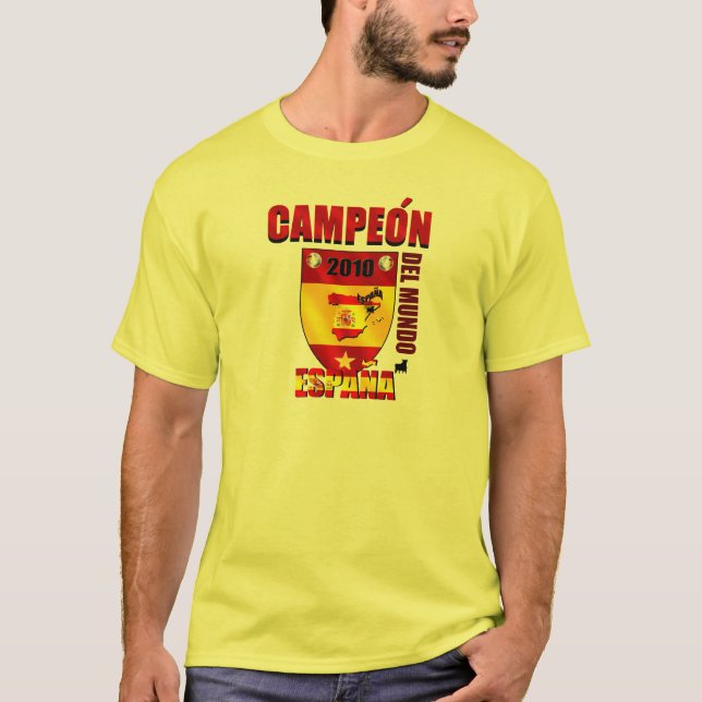 T-shirt Campeón Del Mundo España (Devant)