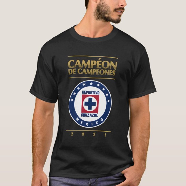 T-shirt Campeones Cruz Azul 2021 (Devant)