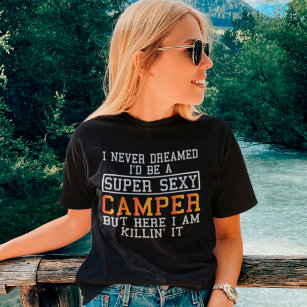 T-shirt Camper Amusant Camping Nature Lover