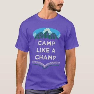 T-shirt Camper comme un champion Été Campingropical Camper