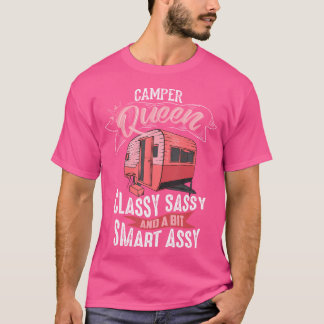 T-shirt Camper cool Queen Classy Sassy Smart Assy Funny Ca