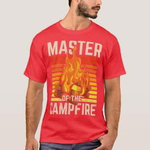 T-shirt Camper de plein air Camper Feu de camping Master N