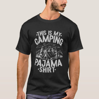 T-shirt Camper Drôle Happy Randonnée Extérieur C'Est Mon C