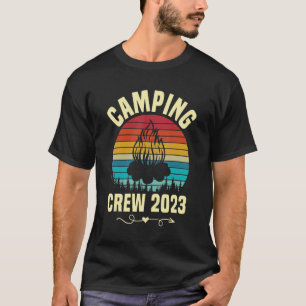 T-shirt Camper Matching Group Camping Crew Camp Family Cam