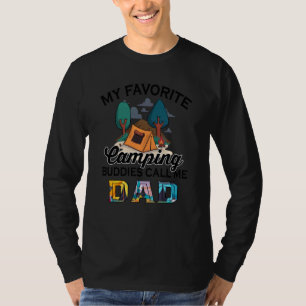 T-shirt Camper Mon Camping Favori Buddy M'appelle Papa Fat