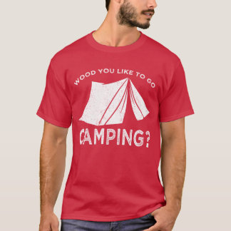 T-shirt Camper outr wood vous aimez camper en famille
