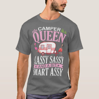 T-shirt Camper Queen Classy Sassy & A Bit Samrt Assy Nana