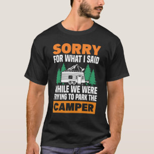 T-shirt Camper Rv Camping Adventure Voyager Randonnée Outd