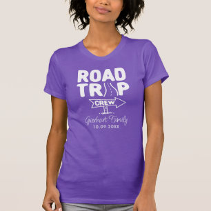 T-shirt Camper RV de l'équipage de conduite familial