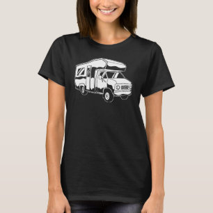 T-shirt Camper Rv Van - Camper Rv Mobilehome Motorhome