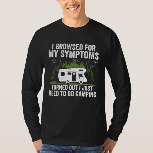 T-shirt Camper  Travel I Just Need To Go Camping Trailer (Devant)