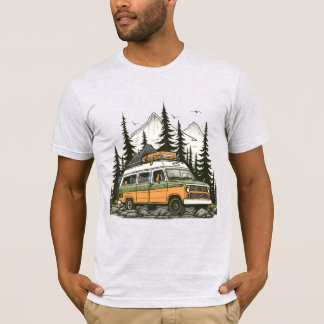 T-shirt Camper Van Road Trip Tep : Le cadeau idéal