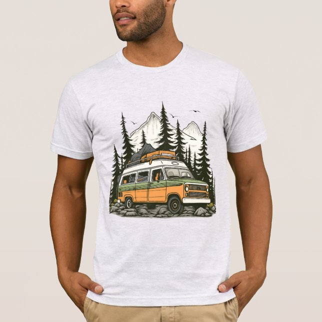 T-shirt Camper Van Road Trip Tep : Le cadeau idéal (Devant)