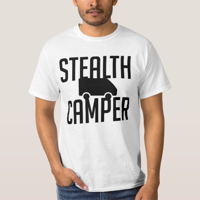 T-shirt Campeur de discrétion (Devant)