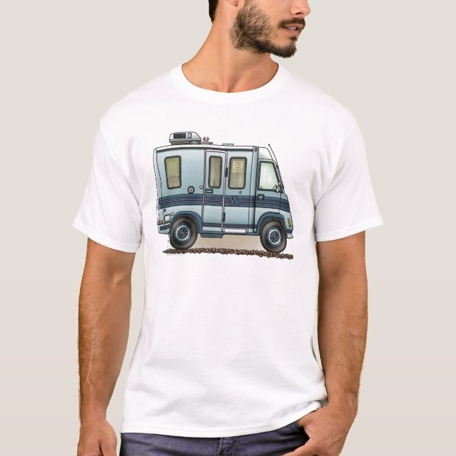 T-shirt Campeur rv de LeSharo de Winnebago (Devant)
