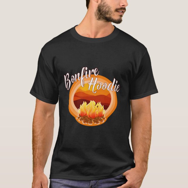 T-shirt Campeurs de feu de camp (Devant)