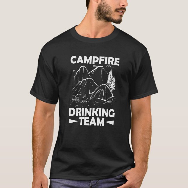 T-shirt Campfire Drinking Team  8 (Devant)