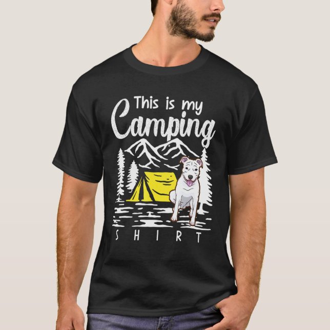 T-shirt Campfire Pitbull C'est Mon Camping (Devant)