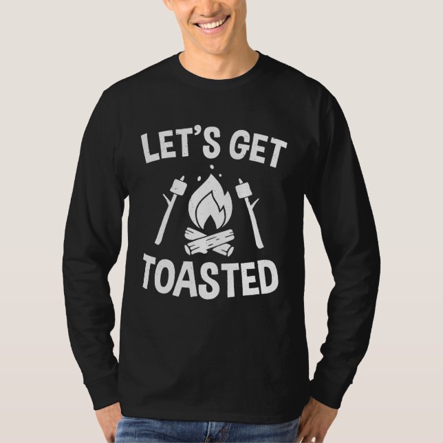 T-shirt Campfire Smores Marshmallows Camping Lets Get Toa (Devant)