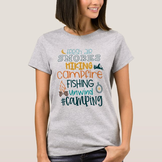 T-shirt Camping (Devant)