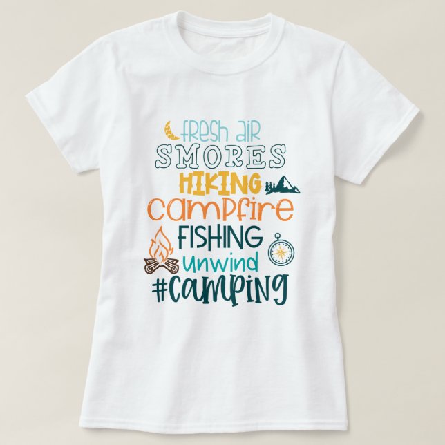 T-shirt Camping (Design devant)