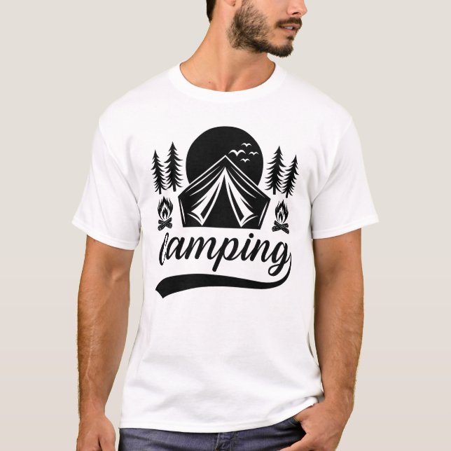 T-shirt Camping  (Devant)