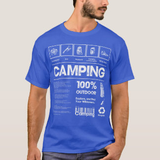 T-shirt Camping 100 Extérieur garçon de la Wilderness