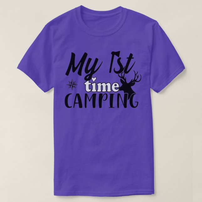 T-shirt Camping 1st Time (Design devant)