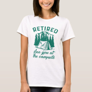T-shirt Camping à la retraite