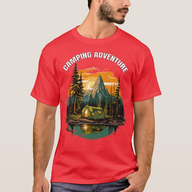 T-shirt Camping Adventure 1 (Devant)