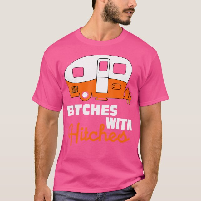 T-shirt Camping amusant (Devant)