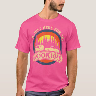 T-shirt Camping Amusant Juste Ici Pour Les Hookups Rv Camp