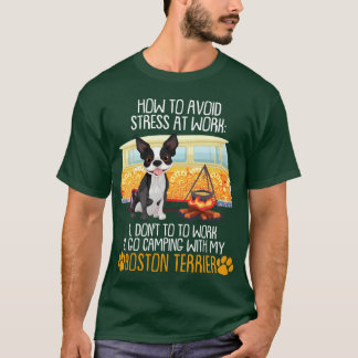 T-shirt Camping avec Bostonerriero, cadeau pour éviter le 