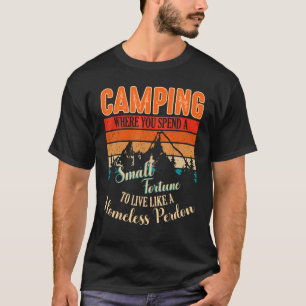 T-shirt Camping Avec Des Discours Pour Campers Camp Humour