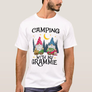 T-shirt Camping Avec Mon Grammie Funny Grammie Camp Femmes