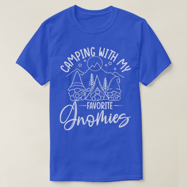T-shirt Camping avec My Favorite Gnomies Adventure Camp Li (Design devant)