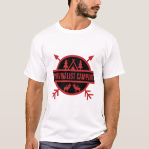 T-shirt Camping Bushcraft Survivaliste