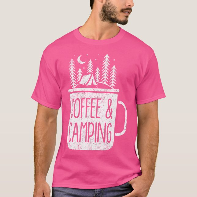 T-shirt Camping Café (Devant)